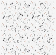 Maty piankowe - Less mess mat - mata ochronna (120x120) Raccoon - miniaturka - grafika 1