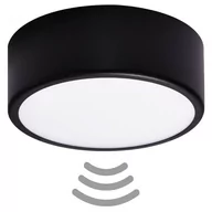 Lampy sufitowe - Minimalistyczna lampa sufitowa 137623600042 czarny plafon - miniaturka - grafika 1