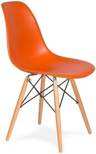King Home Krzesło DSW Wood King Bath sycylijski pomarańcz K-130.ORANGE.O8.DSW - Krzesła - miniaturka - grafika 2