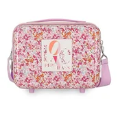 Plecaki szkolne i tornistry - Pepe Jeans Sandra plecak szkolny, różowy, regulowane paski na ramię dla wygodnego przenoszenia, różne przegródki od Joumma Bags, Różowy kolor, Kosmetyczka ABS - miniaturka - grafika 1