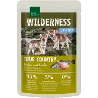 Mokra karma dla psów - REAL NATURE WILDERNESS Junior True Country Kurczak z Łososiem 24x100 g - miniaturka - grafika 1