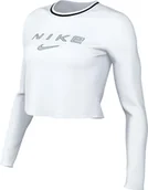 Spodnie rowerowe - Nike Spodnie W NSW Ls Slim CRP Tee Oc, białe, FZ2858-100, XS - miniaturka - grafika 1