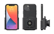 Uchwyty samochodowe do telefonów - Brodit Uchwyt uniwersalny regulowany do Apple iPhone 14 Pro bez futerału oraz w futerale lub etui o wymiarach: 70-83 mm (szer.), 6-10 mm (grubość). - miniaturka - grafika 1