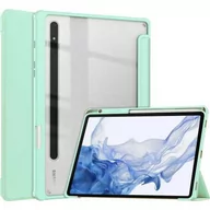 Etui do tabletów - Bizon Etui Case Tab Clear Matt do Samsung Galaxy Tab S8 / S7, miętowe - miniaturka - grafika 1