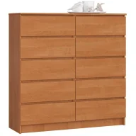 Komody - Komoda z szufladami olcha K5-G38 - miniaturka - grafika 1
