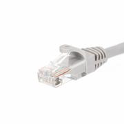 Kable miedziane - NETRACK CAT6 UTP 1 m Szary 1 Patchcord - miniaturka - grafika 1