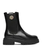 Botki damskie - MEXX Sztyblety CEO-MX/027C-RST Czarny - miniaturka - grafika 1