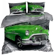 Pościel - Pościel 3D bawełna satyna 200x220cm OLDSMOBILE - miniaturka - grafika 1