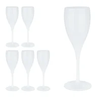 Kieliszki - relaxdays kieliszki do szampana plastikowe zestaw 6 sztuk - miniaturka - grafika 1