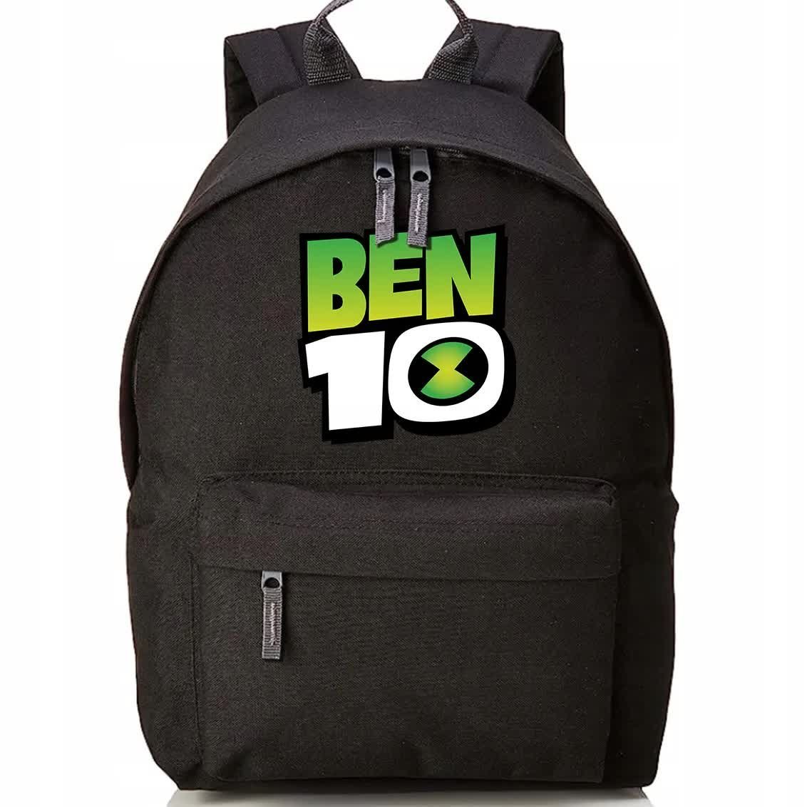 Plecak Szkolny Czarny Do Szkoły BEN 10 Na Wycieczkę Filmowe Bajkowe Wzory