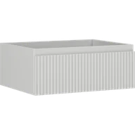 Szafki łazienkowe - Mexen Rivel szafka łazienkowa podumywalkowa 60 cm, 1 szuflada, ryflowana , szara mat - 91A20-06023-1-BF62 - miniaturka - grafika 1