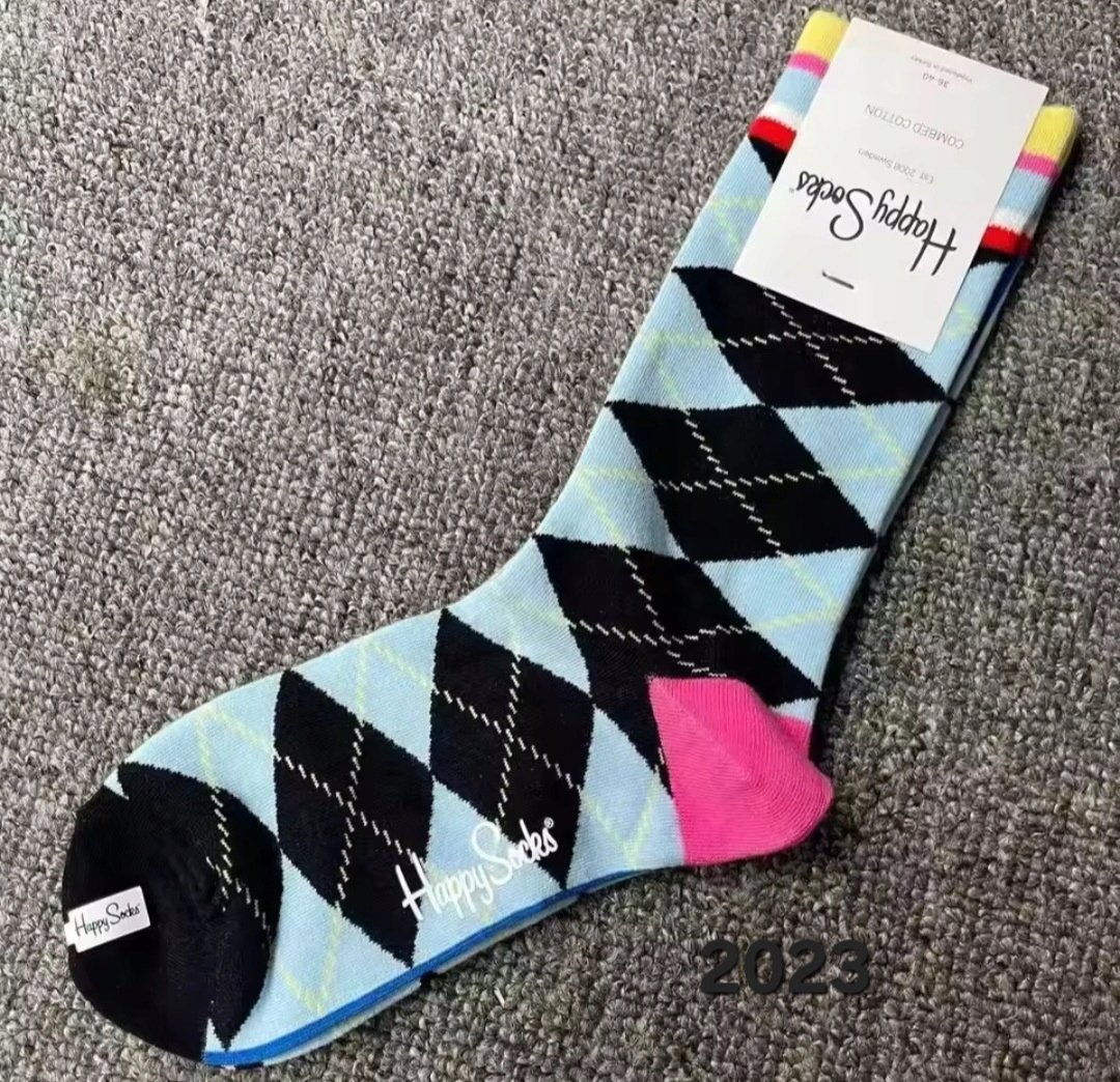 Kolorowe skarpety Happy Socks unisex rozmiar 36-40 (2023)