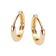 Biżuteria dla dzieci - Kolczyki złote kółka srebro pozłacane - miniaturka - grafika 1