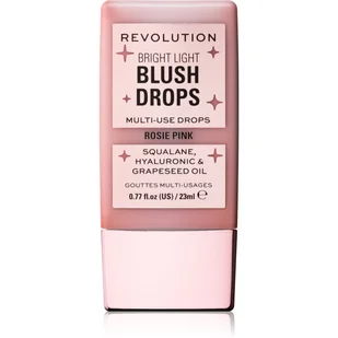Makeup Revolution Bright Light płynny róż do policzków Rosie Pink 23ml - Róże do policzków - miniaturka - grafika 1