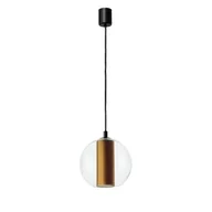Lampy sufitowe - Kaspa Nowoczesny żyrandol gabinetowy MERIDA 11093105 szklana lampa nad stół - miniaturka - grafika 1