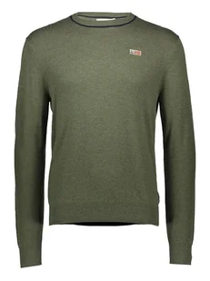 Napapijri Sweter w kolorze khaki - Swetry męskie - miniaturka - grafika 1