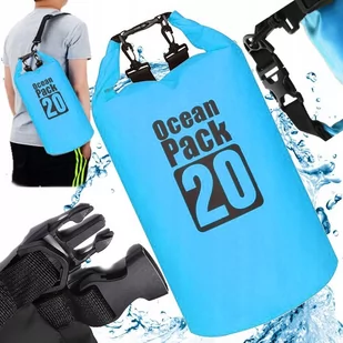 Worek Wodoodporny Wodoszczelny Kajak Torba 20L Nie - Plecaki worki - miniaturka - grafika 1
