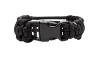 Bransoletki - Mil-Tec Bransoletka Wielofunkcyjna Paracord Czarna - XL - miniaturka - grafika 1