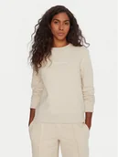 Bluzy damskie - Guess Jeans Bluza W4YQ10 KC811 Beżowy Regular Fit - miniaturka - grafika 1