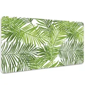 Podkładki na biurko - Mata z nadrukiem na biurko Liście palmowy 100x50 cm, Dywanomat - miniaturka - grafika 1