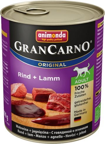 Animonda ANIMONDA GranCarno Adult Dog smak: Wołowina + jagnięcina 6 x 800g