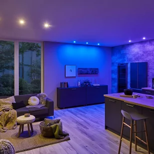 Paulmann ZigBee Coin LED RGBW 75 lm - Oprawy, klosze i abażury - miniaturka - grafika 1