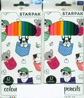 Kredki, ołówki, pastele i pisaki - Starpak, Kredki ołówkowe, 12 kolorów, 12 szt. - miniaturka - grafika 1