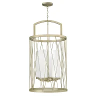Lampy sufitowe - Lampa wisząca Nest - kolor srebrny - HK/NEST/P/C SL - miniaturka - grafika 1