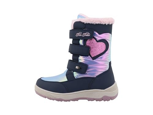 Tom Tailor Kids Dziewczęce 4270420003 śniegowce, Granatowy, liliowy, 32 EU