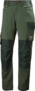Helly Hansen Pants Oxford 4X CNCT, green C58 - Odzież robocza - miniaturka - grafika 1