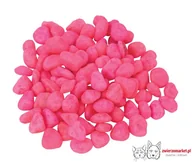 Podłoże do akwarium - Żwirek do akwarium Happet fluor róż 1.5cm 0,5kg - miniaturka - grafika 1
