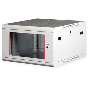 ROLINE Wandgeh�use Basic Plus 48,26cm 19-Zoll 6HE 600x600 BxT grau 26.21.0129 - Szafy rack - miniaturka - grafika 1