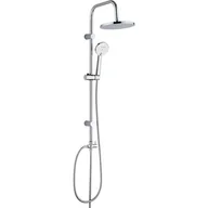 Panele prysznicowe - Kolumna natryskowa, 2-funkcyjna słuchawka, chrom LESTE chrom - miniaturka - grafika 1