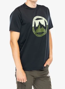 Koszulka z nadrukiem Columbia Ice Lake II SS Tee - black/boundless borders - Koszulki i topy damskie - miniaturka - grafika 1