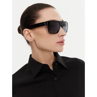 Okulary przeciwsłoneczne - Okulary przeciwsłoneczne Trussardi TSM9061 Czarny - miniaturka - grafika 1