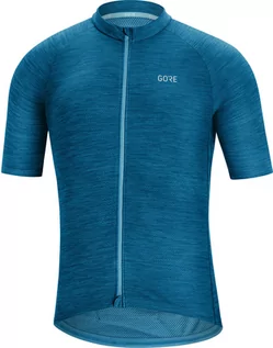 Koszulki rowerowe - Gore WEAR WEAR C3 Koszulka rowerowa z zamkiem błyskawicznym Mężczyźni, sphere blue S 2021 Koszulki kolarskie 100608AZ0003 - grafika 1