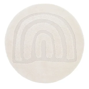 Dywan dziecięcy WHITE 120x120 Rainbow Dream S - Dywany dla dzieci - miniaturka - grafika 1