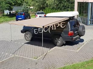 Zadaszenie wyprawowe markiza (rozmiar: 2,5 x 2.5m, kolor: piaskowy) 81879997 - Akcesoria motoryzacyjne - miniaturka - grafika 3