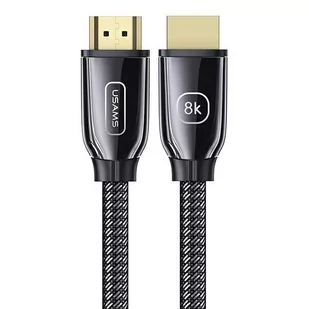 USAMS Kabel HDMI - HDMI 2.1 U67 5m 8K czarny/black Ultra HD SJ499HD01 (US-SJ498) - Kable - miniaturka - grafika 1