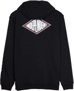 Bluzy męskie - bluza męska INDEPENDENT DEPTH SUMMIT ZIP HOOD Black - grafika 1