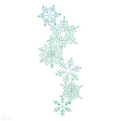 Scrapbooking - Wykrojnik dp craft girlanda śnieżynek - miniaturka - grafika 1