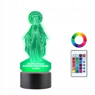 Lampy stojące - Lampka Nocna 3D Led Święta Maryja - miniaturka - grafika 1