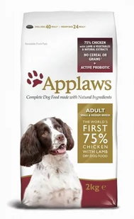 Applaws Chicken Lamb Small & Medium Breed Adult 2 kg - Sucha karma dla psów - miniaturka - grafika 1