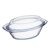 Naczynia żaroodporne - Naczynie żaroodporne z pokrywką TERMICA owal 4,4 l 03371 - miniaturka - grafika 1