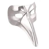 Dodatki do strojów karnawałowych - MASKA SREBRNA PTAK - miniaturka - grafika 1