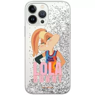 Etui i futerały do telefonów - Etui płynny brokat do Apple IPHONE 11 PRO Looney Tunes: Kosmiczny Mecz 021 oryginalne i oficjalnie licencjonowane, Srebrny - miniaturka - grafika 1