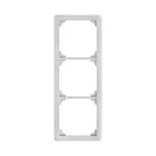 Wyłączniki światła i elektryczne - LEDart LEXMAN potrójna SLIM srebrny LEXMAN - miniaturka - grafika 1