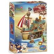 Puzzle - Puzzle 3D Statek piracki ze skarbem - miniaturka - grafika 1