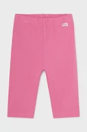Spodnie i spodenki dla dziewczynek - Mayoral legginsy niemowlęce kolor fioletowy gładkie - miniaturka - grafika 1
