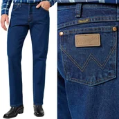Spodnie męskie - Wrangler 13MWZ Dark COWBOY CUT klasyczne proste spodnie jeansowe W50 L32 - miniaturka - grafika 1